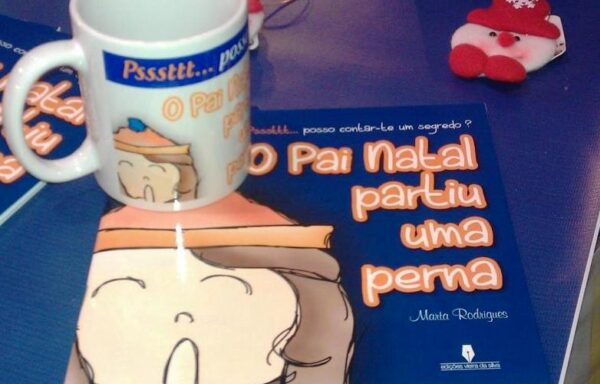 Livro + caneca “O Pai Natal partiu uma perna”